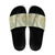 Vintage Puakenikeni and Maile Lei Slide Sandals Hawaiian Style Tribal Tapa Double Strand Lei - Polynesian Pride