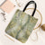 Vintage Puakenikeni and Maile Lei Tote Bag Hawaiian Style Tribal Tapa Double Strand Lei - Polynesian Pride