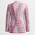 Pink Puakenikeni and Maile Lei Blazer Hawaiian Style Tribal Tapa Double Strand Lei - Polynesian Pride