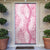 Pink Puakenikeni and Maile Lei Door Cover Hawaiian Style Tribal Tapa Double Strand Lei - Polynesian Pride