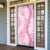 Pink Puakenikeni and Maile Lei Door Cover Hawaiian Style Tribal Tapa Double Strand Lei - Polynesian Pride