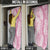 Pink Puakenikeni and Maile Lei Door Cover Hawaiian Style Tribal Tapa Double Strand Lei - Polynesian Pride
