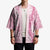 Pink Puakenikeni and Maile Lei Kimono Hawaiian Style Tribal Tapa Double Strand Lei - Polynesian Pride