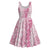 Pink Puakenikeni and Maile Lei Midi Dress Hawaiian Style Tribal Tapa Double Strand Lei - Polynesian Pride