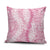 Pink Puakenikeni and Maile Lei Pillow Cover Hawaiian Style Tribal Tapa Double Strand Lei - Polynesian Pride
