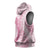 Pink Puakenikeni and Maile Lei Sleeveless Hoodie Hawaiian Style Tribal Tapa Double Strand Lei - Polynesian Pride