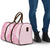 Pink Puakenikeni and Maile Lei Travel Bag Hawaiian Style Tribal Tapa Double Strand Lei - Polynesian Pride
