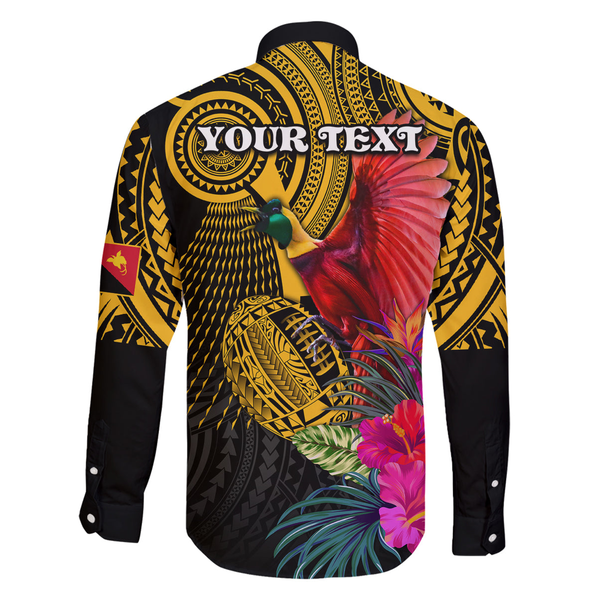 Personalised Papua New Guinea Rugby Family Matching Mermaid Dress and Hawaiian Shirt PNG Kumuls Champions Pacific Bowl LT9 - Polynesian Pride