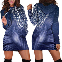 New Zealand Galaxy Fern Hoodie Dress
