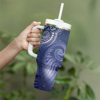 New Zealand Galaxy Fern Tumbler With Handle