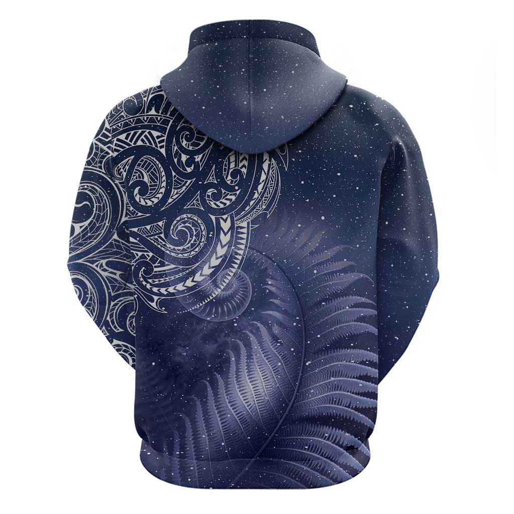 New Zealand Galaxy Fern Zip Hoodie
