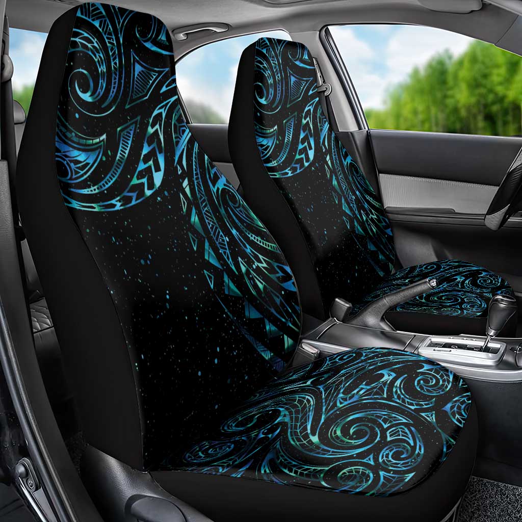 New Zealand Tribal Tattoo Car Seat Cover With Matariki Art