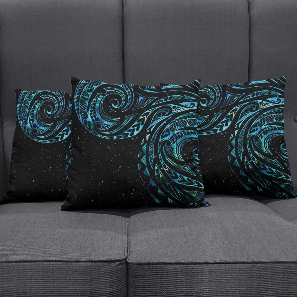 New Zealand Matariki Pillow Cover Galaxy Maori Tribal Tattoo - Polynesian Pride