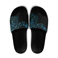 New Zealand Matariki Slide Sandals Galaxy Maori Tribal Tattoo - Polynesian Pride