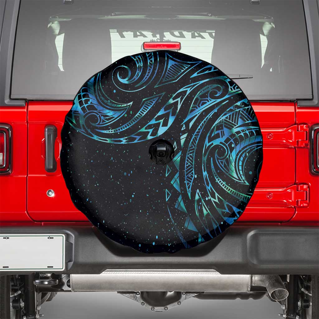 New Zealand Tribal Tattoo Spare Tire Cover With Matariki Art
