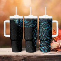 New Zealand Tribal Tattoo Tumbler With Handle With Matariki Art