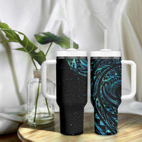 New Zealand Tribal Tattoo Tumbler With Handle With Matariki Art