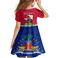 Haiti Independence Day Family Matching Summer Maxi Dress and Hawaiian Shirt Libete Egalite Fratenite Ayiti 1804 With Polynesian Pattern LT9 - Polynesian Pride