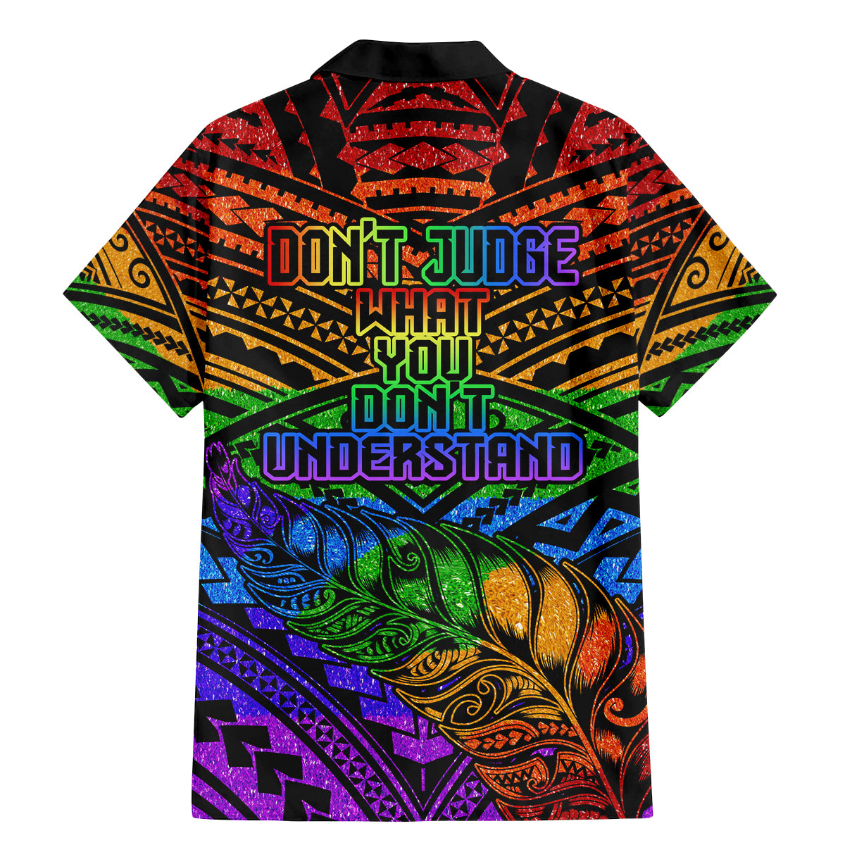 New Zealand LGBT Fern Heart Family Matching Mermaid Dress and Hawaiian Shirt Dont judge What You Dont Understand LT9 - Polynesian Pride