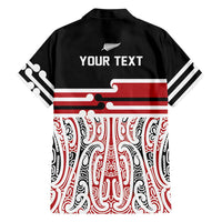 Personalised Toitu Te Tiriti Aotearoa 1840 Hawaiian Shirt Red Kowhaiwhai Puhoro LT9 - Polynesian Pride