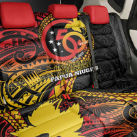 Papua New Guinea Tribal Tattoo Back Car Seat Cover 50th Independence Anniversary