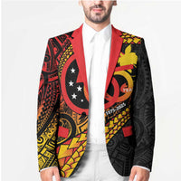 Papua New Guinea Tribal Tattoo Blazer 50th Independence Anniversary - Polynesian Pride