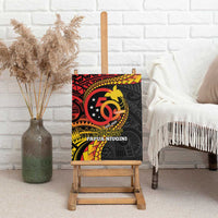Papua New Guinea Tribal Tattoo Canvas Wall Art 50th Independence Anniversary