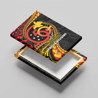 Papua New Guinea Tribal Tattoo Canvas Wall Art 50th Independence Anniversary