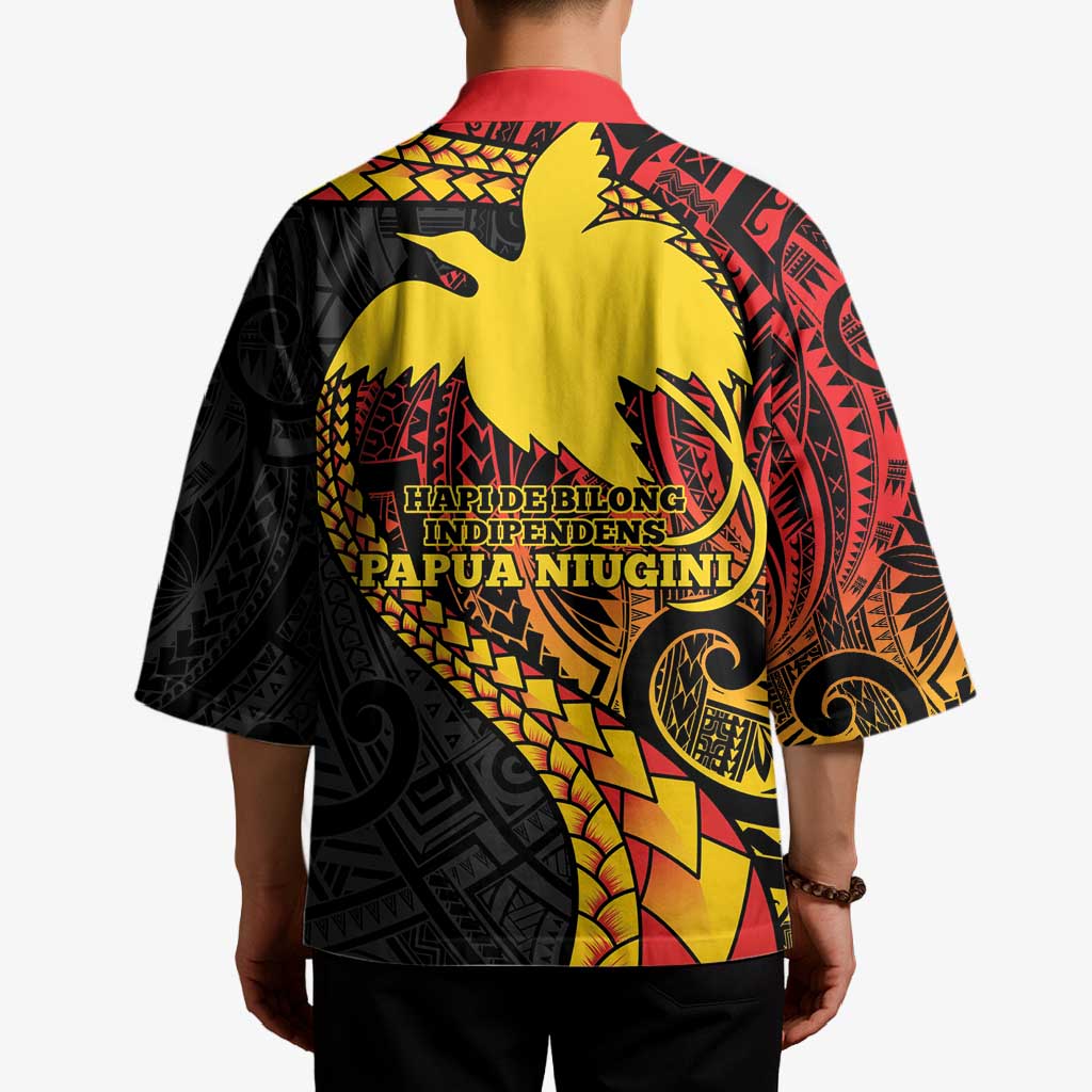 Papua New Guinea Tribal Tattoo Kimono 50th Independence Anniversary - Polynesian Pride