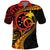 Papua New Guinea Tribal Tattoo Polo Shirt 50th Independence Anniversary