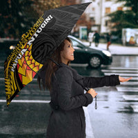 Papua New Guinea Tribal Tattoo Umbrella 50th Independence Anniversary - Polynesian Pride