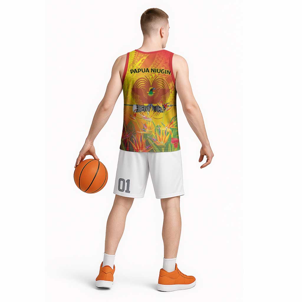 Papua New Guinea Unity in Diversity Basketball Jersey 50th Indipendens Papua Niugini LT9 - Polynesian Pride
