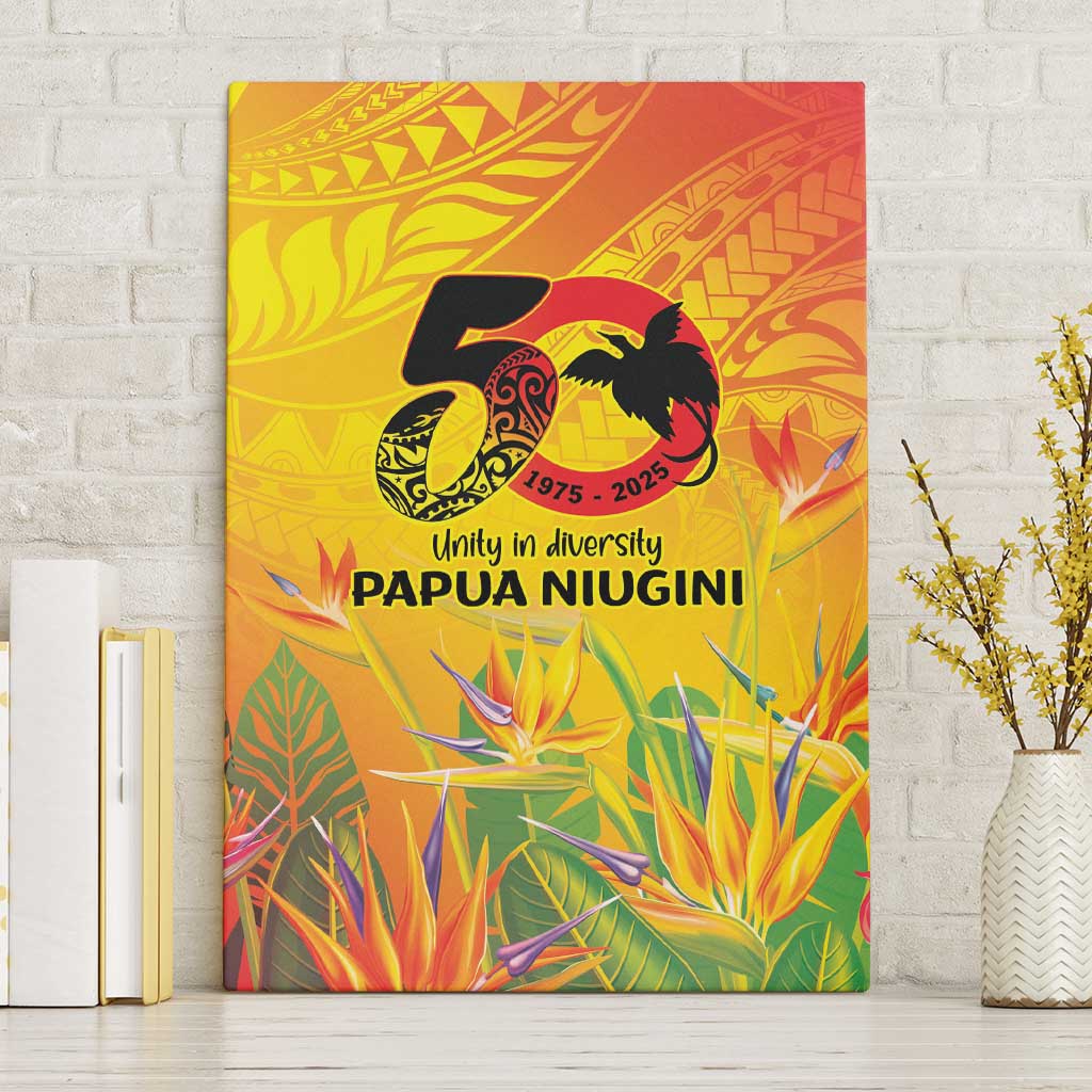 Papua New Guinea Unity in Diversity Canvas Wall Art 50th Indipendens Papua Niugini