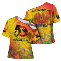 Papua New Guinea Unity in Diversity Cross Shoulder Shirt 50th Indipendens Papua Niugini LT9 - Polynesian Pride