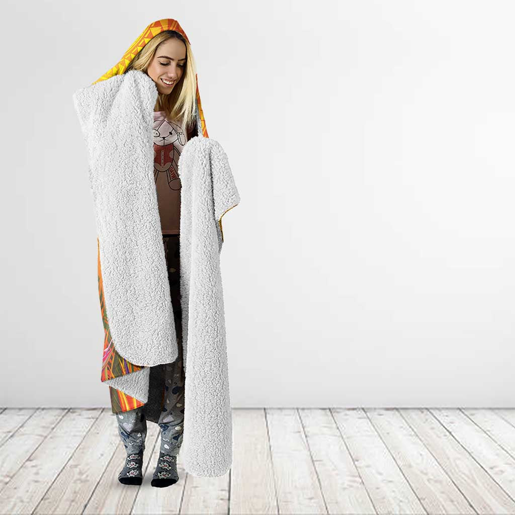 Papua New Guinea Unity in Diversity Hooded Blanket 50th Indipendens Papua Niugini