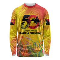 Papua New Guinea Unity in Diversity Long Sleeve Shirt 50th Indipendens Papua Niugini