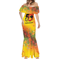 Papua New Guinea Unity in Diversity Mermaid Dress 50th Indipendens Papua Niugini