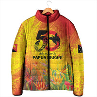 Papua New Guinea Unity in Diversity Padded Jacket 50th Indipendens Papua Niugini LT9 - Polynesian Pride
