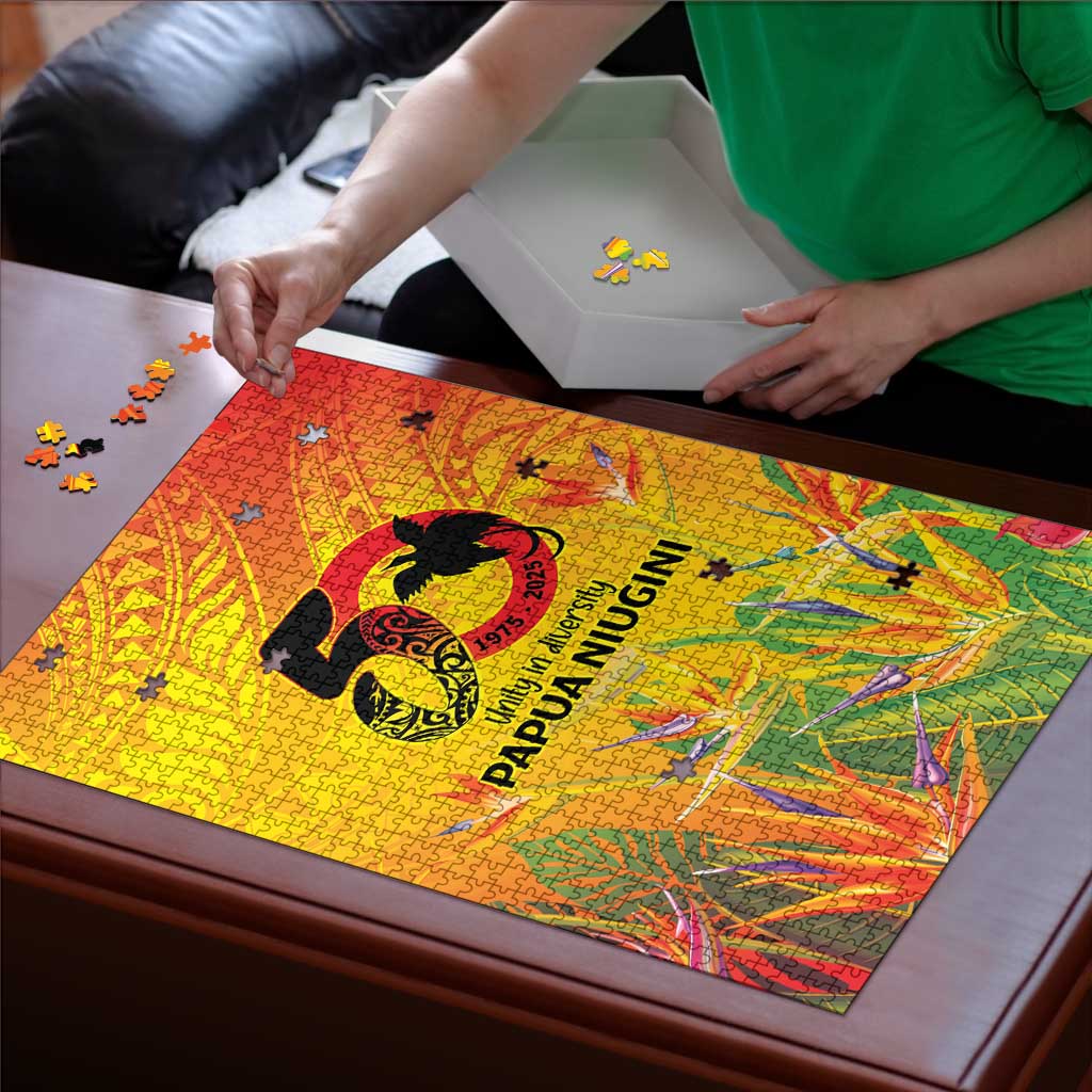Papua New Guinea Unity in Diversity Puzzle 50th Indipendens Papua Niugini LT9 - Polynesian Pride
