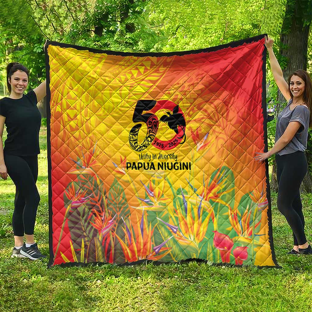 Papua New Guinea Unity in Diversity Quilt 50th Indipendens Papua Niugini