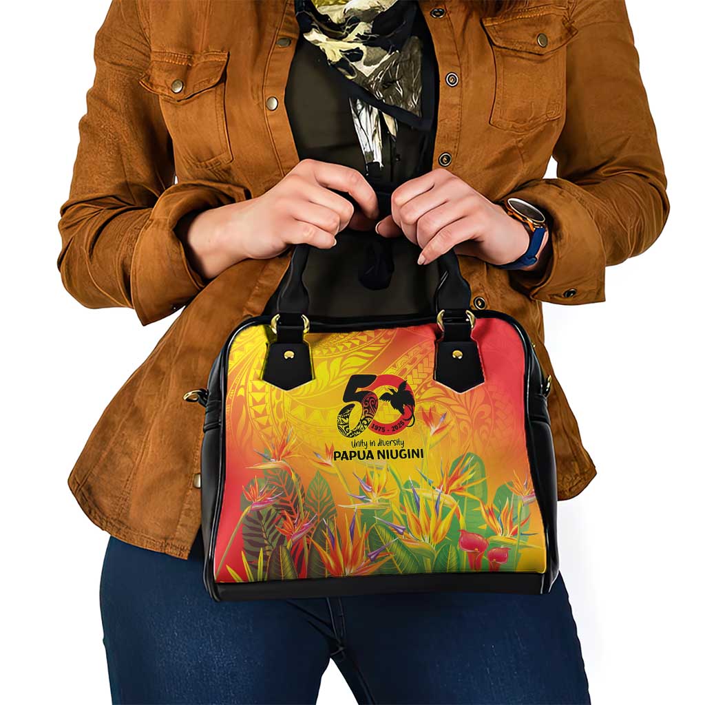 Papua New Guinea Unity in Diversity Shoulder Handbag 50th Indipendens Papua Niugini