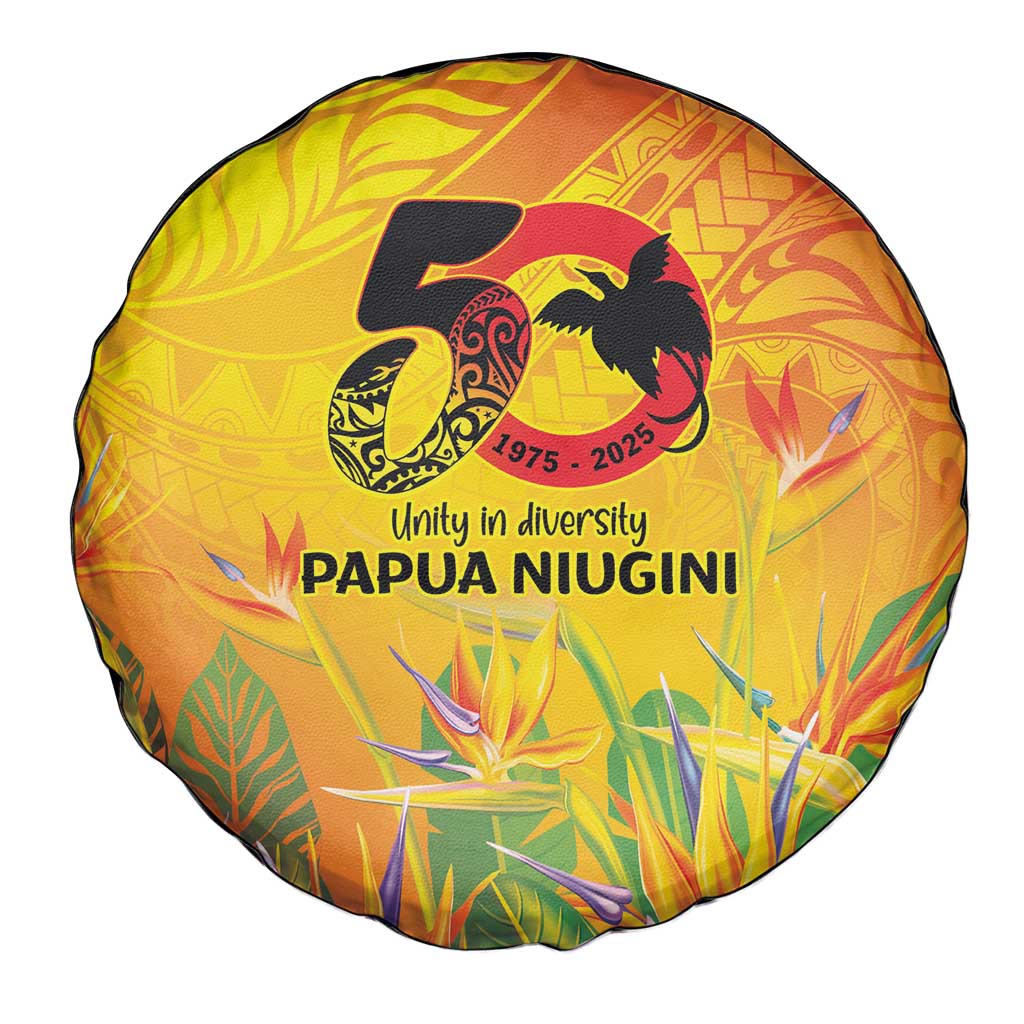 Papua New Guinea Unity in Diversity Spare Tire Cover 50th Indipendens Papua Niugini