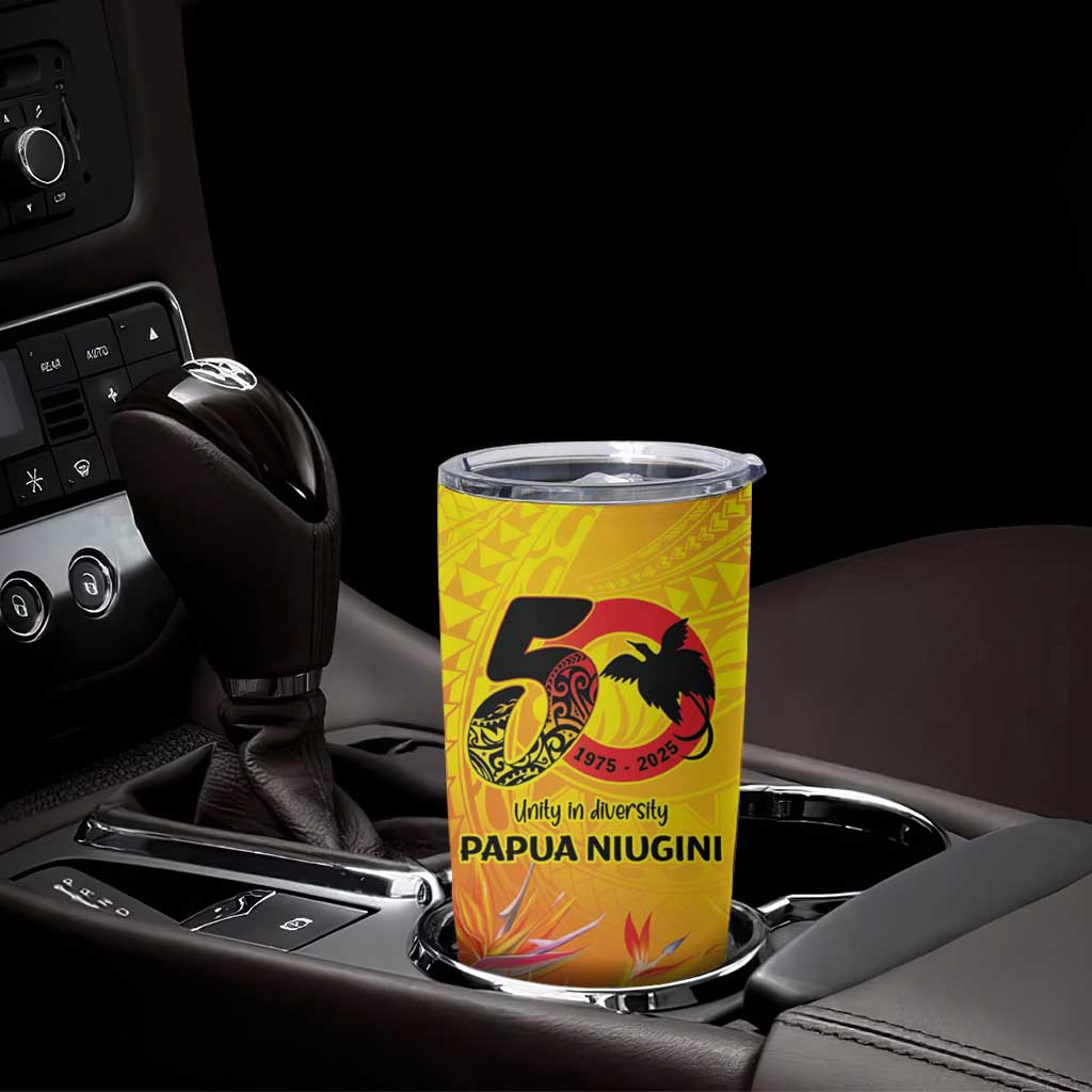 Papua New Guinea Unity in Diversity Tumbler Cup 50th Indipendens Papua Niugini