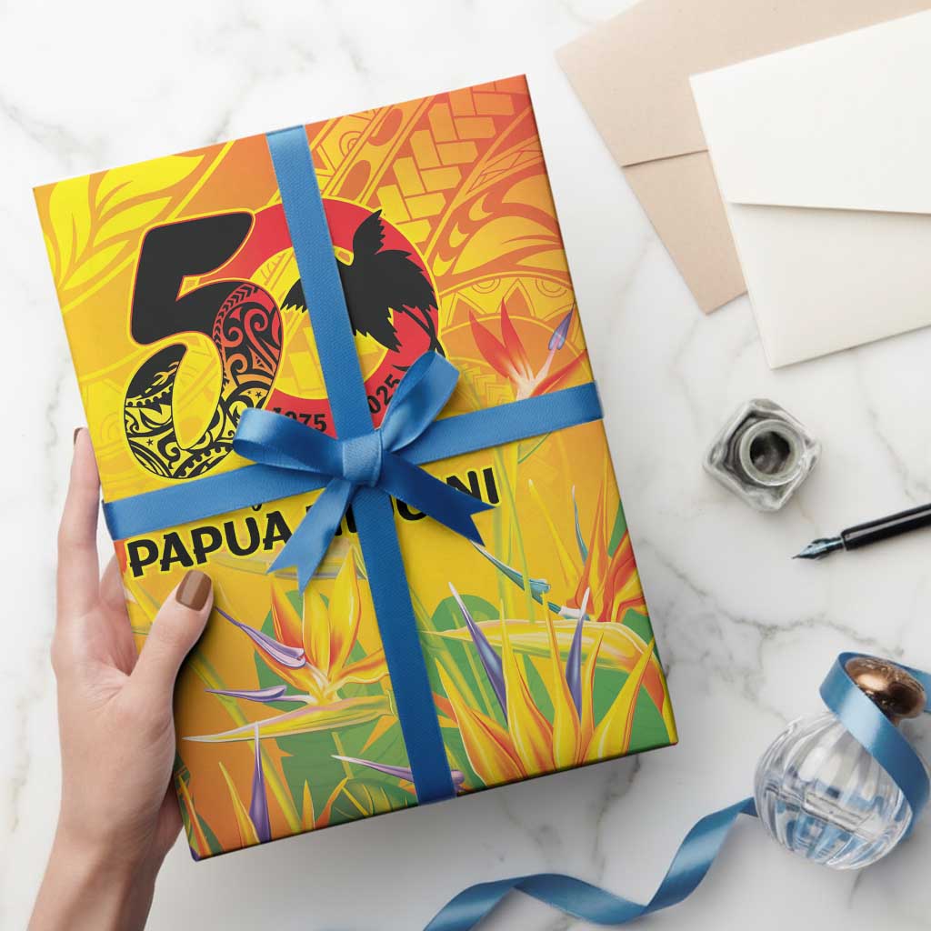 Papua New Guinea Unity in Diversity Wrapping Paper 50th Indipendens Papua Niugini - Polynesian Pride