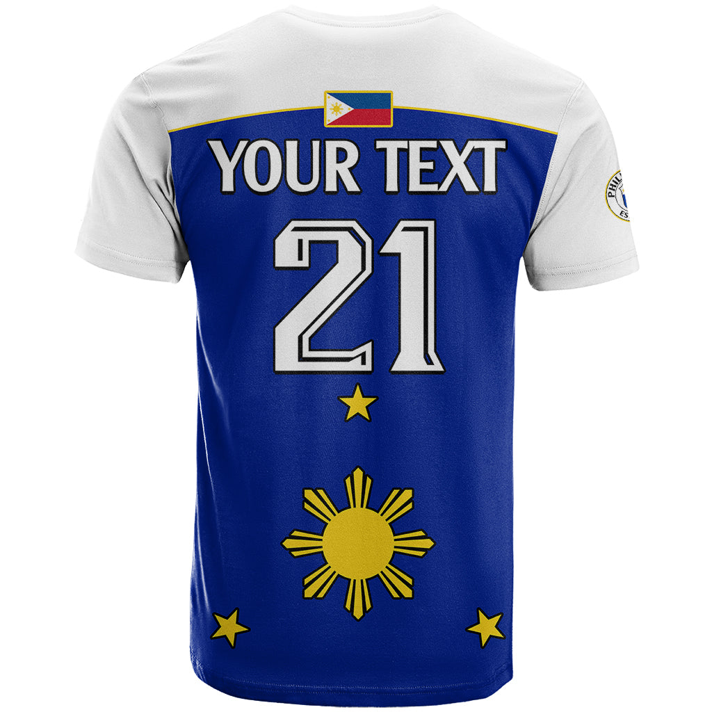 (Custom Text and Number) Philippines Concept Home Football T Shirt Pilipinas Flag White Style 2023 LT9 - Polynesian Pride