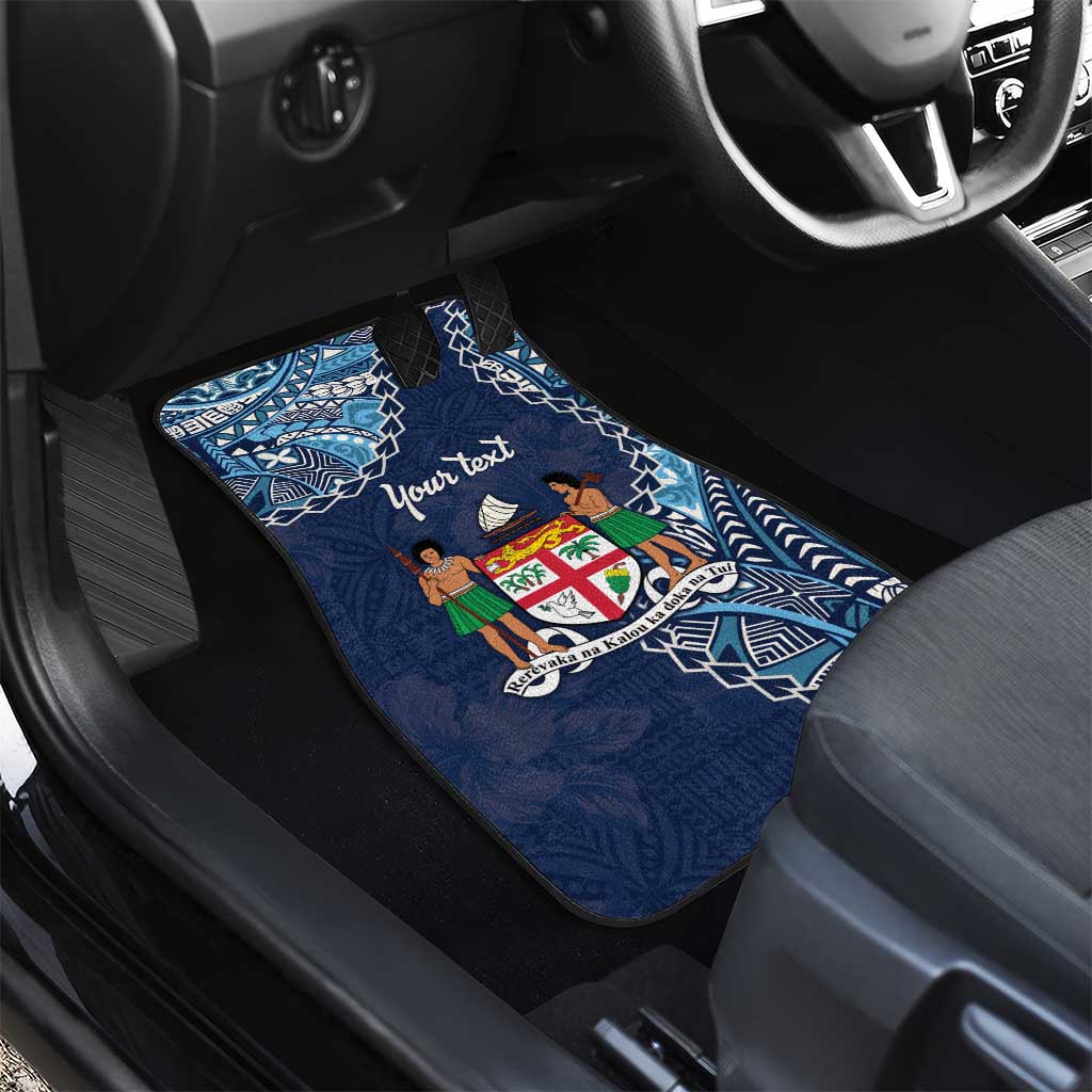 Personalised Fiji 54th Anniversary Car Mats Siga Ni Bula Galala Marautaki O Viti LT9