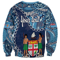Personalised Fiji 54th Anniversary Sweatshirt Siga Ni Bula Galala Marautaki O Viti LT9