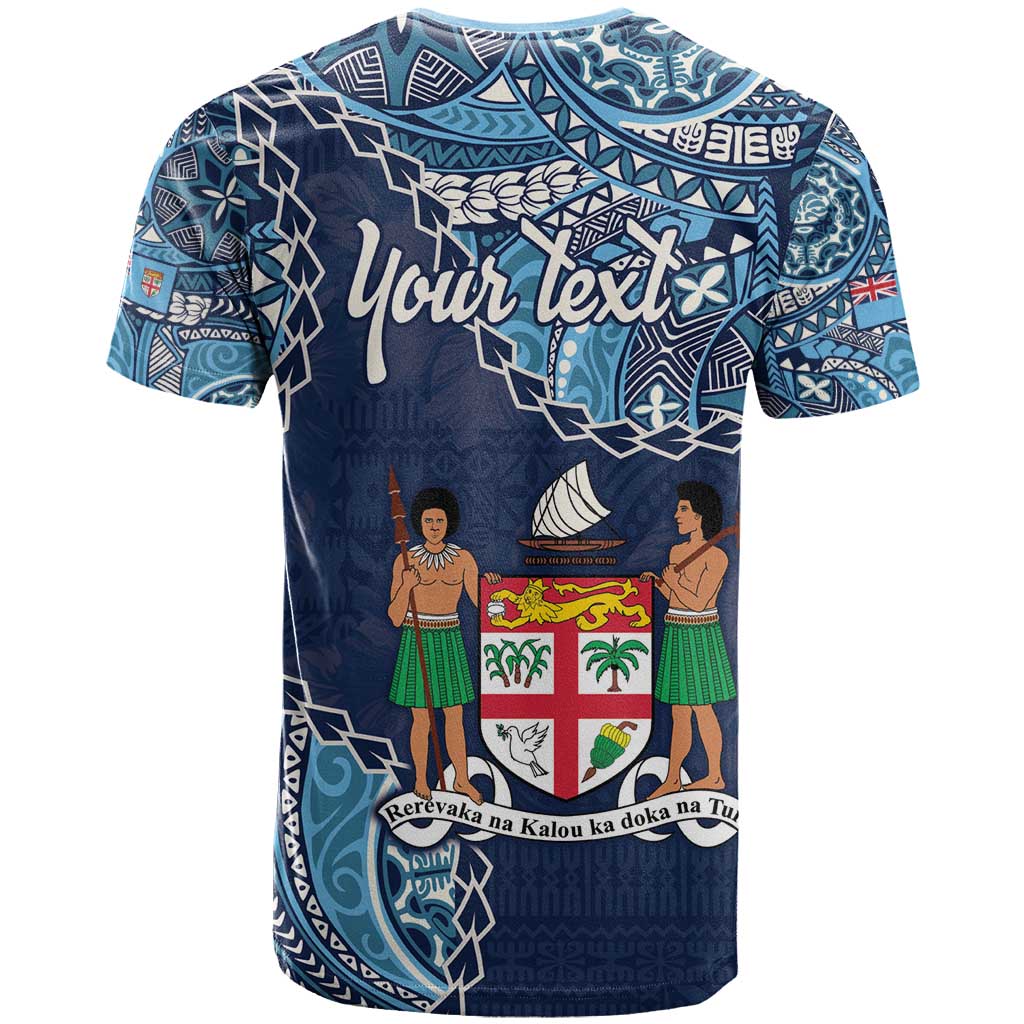 Personalised Fiji 54th Anniversary T Shirt Siga Ni Bula Galala Marautaki O Viti LT9