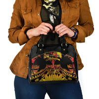 Personalised Papua New Guinea 49th Anniversary Shoulder Handbag Bird of Paradise Unity In Diversity
