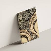 Hawaiian Hibiscus Tribal Vintage Motif Canvas Wall Art Ver 2